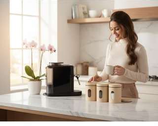 PRAVRUSHTI Plastic Tea Coffee & Sugar Container - 750 ml Price in India ...