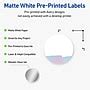 Avery Laser/Inkjet Circle Multipurpose Labels, 2" Dia., White, 120/Pack ...