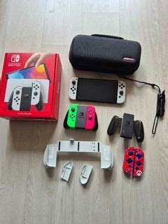 Nintendo Switch OLED Model White, Video Gaming, Video Game Consoles ...