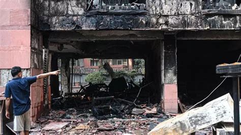 Fire at Lutyens' Delhi apartment complex housing 24 MPs; blaze started ...