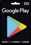 Questions And Answers Google Play 25 Gift Card GOOGLE Best Buy