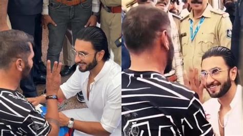 Ranveer Singh spends time with wheelchair cricketer Bhima Khunti, earns ...