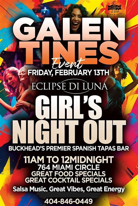 Galentines Day: Tapas, Twirls & Besties @ Eclipse di Luna, in Buckhead ...