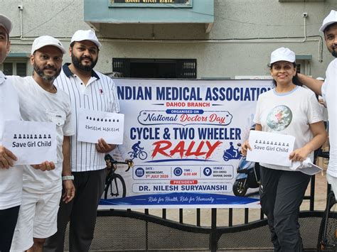 Dahod IMA Doctors Day Cycle Rally: Health & Environment Awareness