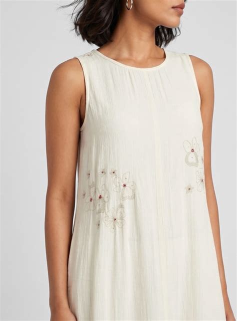 Buy Women Embroidered A-line Midi Dress Online at just Rs. 1699.0 ...