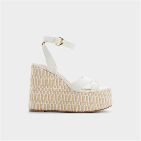 Gabriana – Women White/bone Wedge sandal - ALDO