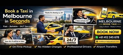 Melbourne Book Taxi - Book A Taxi in Melbourne