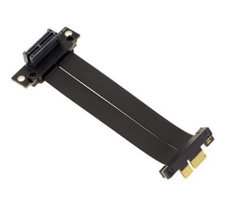 Riser PCI Express Extension Cable Gen 4.0 One PCIe x1 16 GT/s | eBay