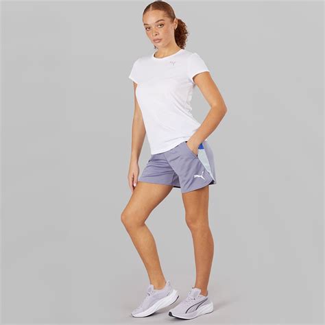 Buy Puma Womens individualBLAZE Shorts Grey/Blue