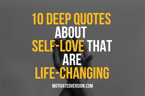 Deep Quotes About Self Love That Are Life Changing