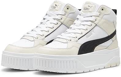 PUMA, Tenis Casuales Karmen II Idol Mid, Mujer, Blanco y Negro, Talla ...