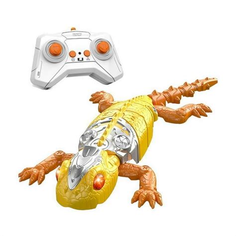 Electric RC Wall Climbing Gecko Toy with LED Glowing Eyes, Rechargeable ...