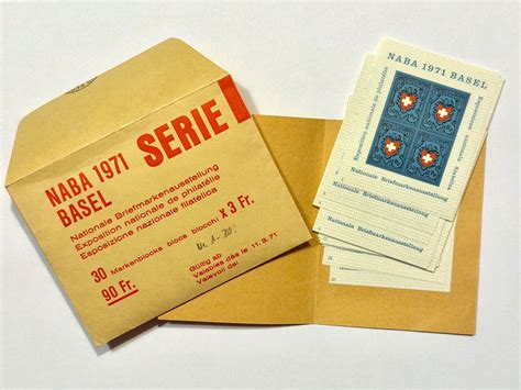 NABA 1971, Blockserie 1-30 in Originalcouvert ** (Gebraucht) in ...