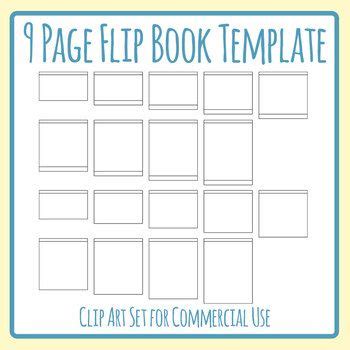 A Page Flip Book Template Is Shown With The Text Click Art For