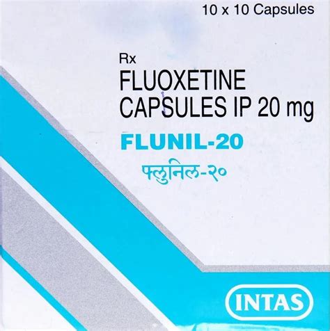 Flunil Fluoxetine 20 mg Capsule (Box of 100) at ₹ 190/strip in Nagpur ...