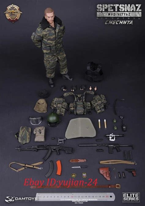 1/6 DAMTOYS 78028 SPETSNAZ In Chechnya MVD VITYAZ Military Action ...