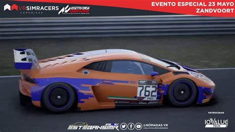 ASSETTO CORSA COMPETIZIONE EVENTO ESPECIAL ZANDVOORT YouTube