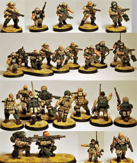 Coolminiornot Cadian Veteran Squad Taros 40k Imperial Guard