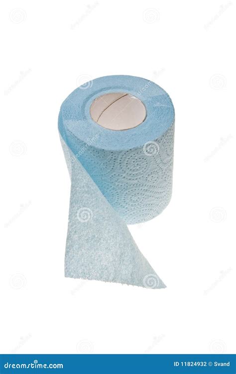 Single Roll Of Toilet Paper Stock Photo Image Of Inside Cleanliness