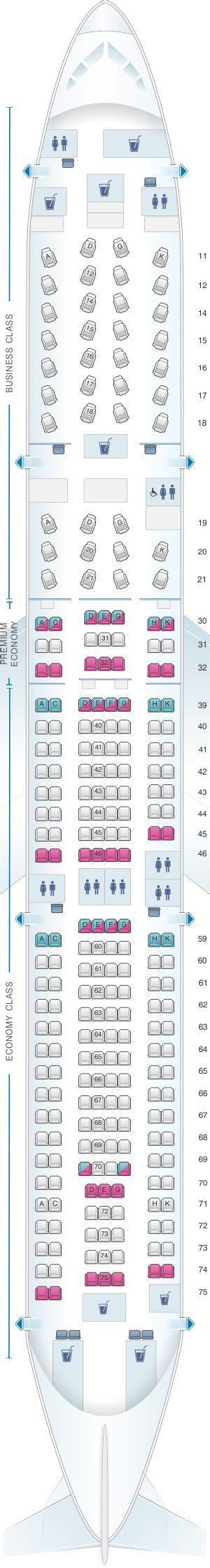 Seat Map Cathay Pacific Airways Airbus A330 300 33k Cathay Pacific