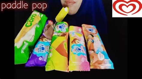 Asmr Ice Cream Paddle Pop Youtube