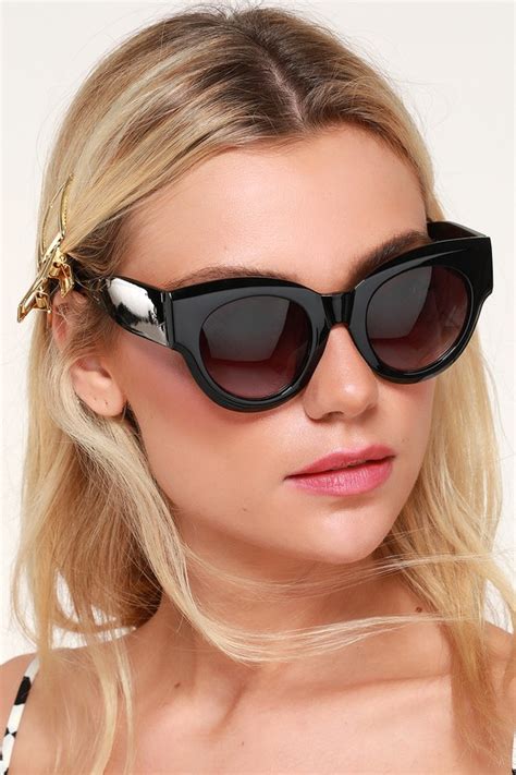 Cute Sunglasses Oversized Sunglasses Black Sunglasses Lulus