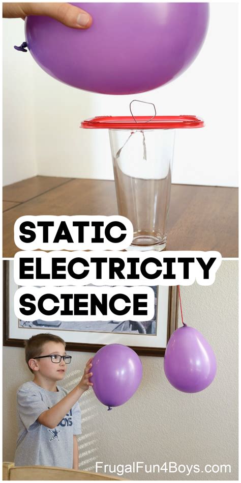 Static Electricity Science Experiments With Balloons Frugal Fun For