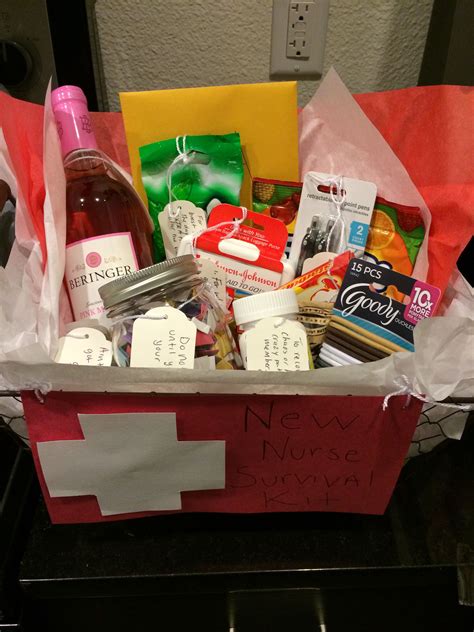 20 best gifts for nurses and nurse graduates. I made this New Nurse Survival Kit for my friend. I ...