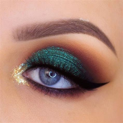 Syo On Instagram Emerald Details Makeupgeekcosmetics Sparkler In Martian Eyeshadows Creme