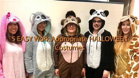 5 Easy Work Appropriate Halloween Costumes Youtube