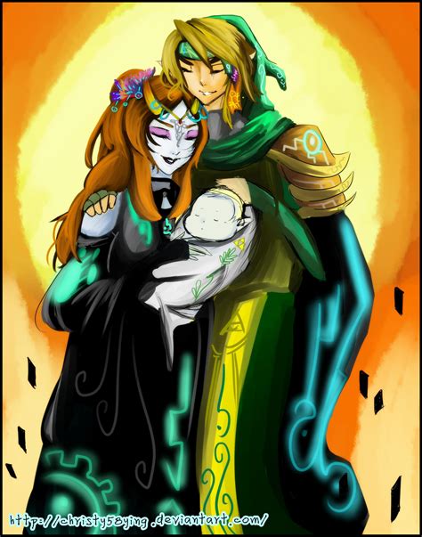 Midna And Link And Baby By Christy58ying On Deviantart