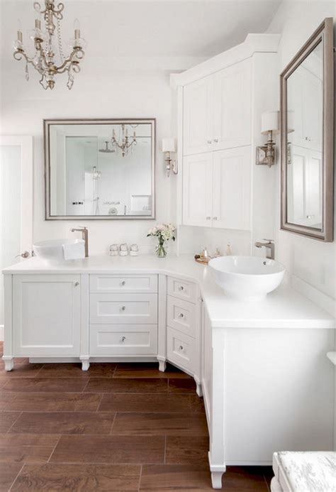 Cool Elegant White Bathroom Vanity Ideas 55most Beautiful