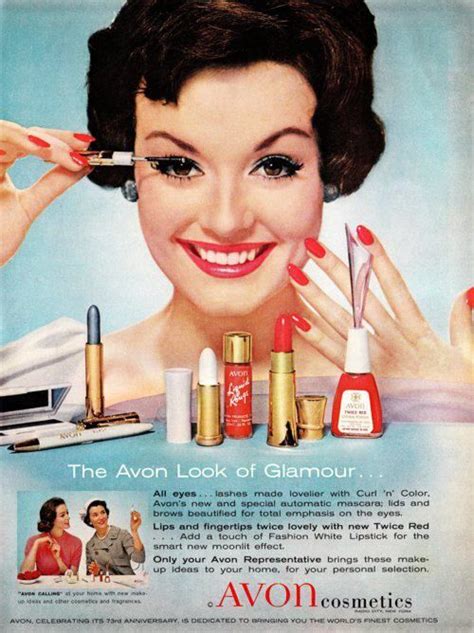 Propaganda Vintage Avon 1959 Vintage Cosmetics Vintage Makeup Ads