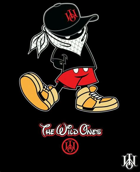 Gangsta Raton Mickey And Homies In 2019 Graffiti Characters