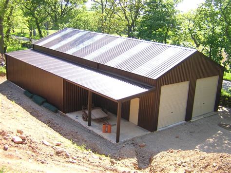 Steel Workshop Lean To Open Area Tor Steel Buildings