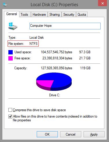 How to easily identify your computer hardware. How do I determine what file system is running on my hard ...