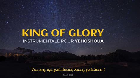 King Of Glory Instrumental Youtube