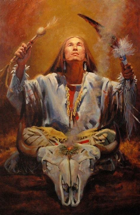 Shaman S Prayer Mobile Artwork Viewer Native American Wisdom Native