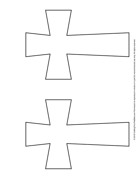 Cross Template For Cake The Templates Art