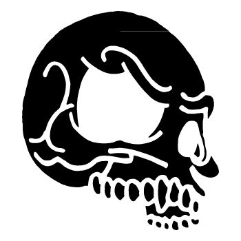 Signification du 💀 crâne émoji. Sticker autocollant Tête de mort 10