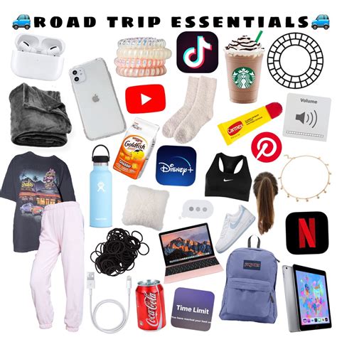 Pin By Abby On My Starter Packs Road Trip Bag Road Trip Essentials