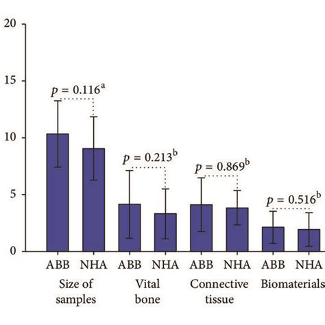 Samples Area Mm² And Surface Of Vital Bone Connective Tissue And