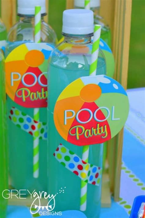 Karas Party Ideas Summer Pool Party Ideas Planning Cake Idea Supplies