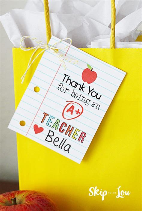 Thank You Teacher Teacher T Tags Best Teacher Ts Teacher Cards