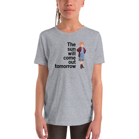 Annie The Sun Will Come Out Tomorrow Youth Short Sleeve Etsy