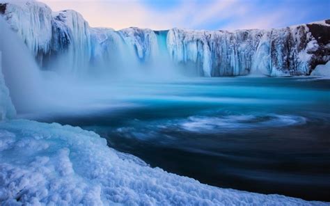 Iceland Wallpaper Waterfall Godafoss Hd Desktop
