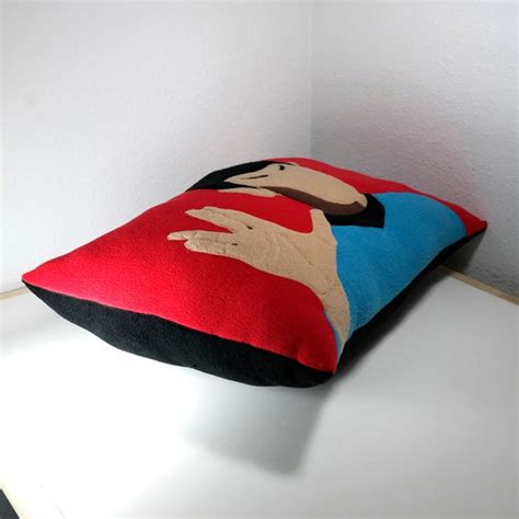 Mr Spock Pillow Star Trek Handmade Decorative Abstract
