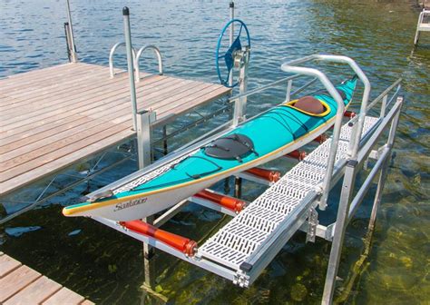 Adjustable Kayak Launch Lift For Docks — The Dock Doctors