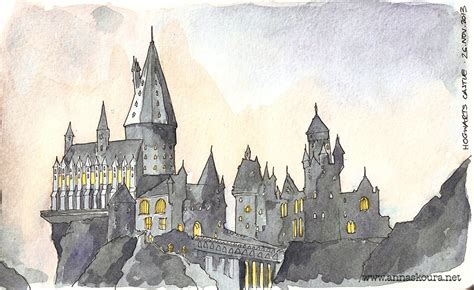 Harry Potter Castle Drawing At Getdrawings Free Download