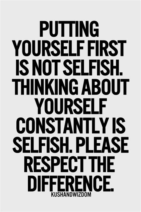 Putting Yourself First Is Not Selfish Thinking About Yourself